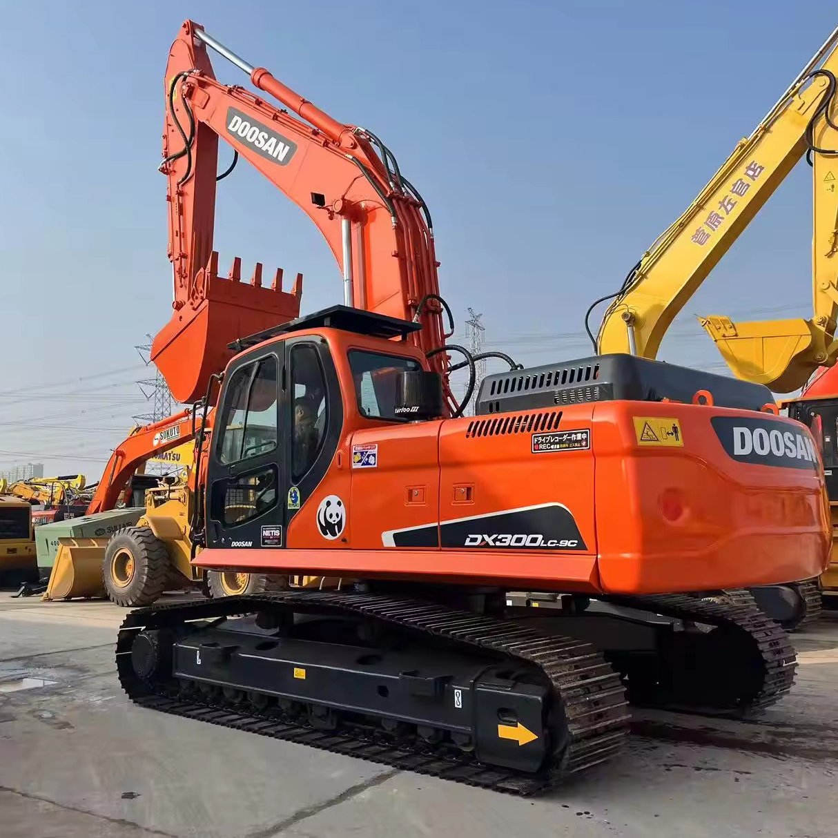 Used Doosan DX300LC-9C Excavator Heavy Large Construction Machine with Core Pump Component Original Second Hand Doosan Dx300