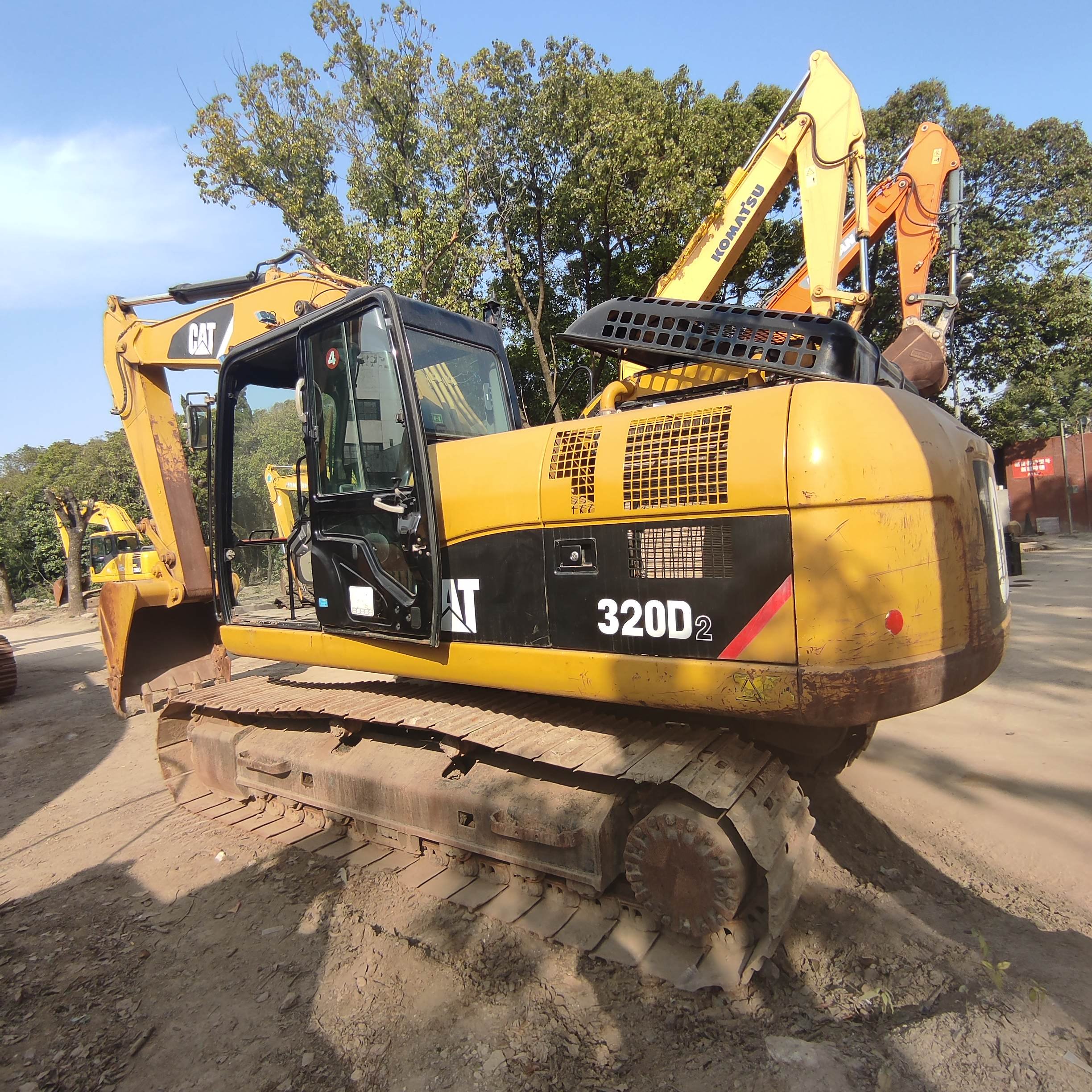 20 Ton Second Hand Excavator Original Cat320D Escavator Construction Engineering Earth-Moving Machinery