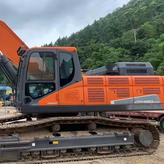 Doosan DH420 Used Excavator High-Digging Power Large Mining 42 Tons Second Hand Digger Machine Core Gearbox Bearing Components