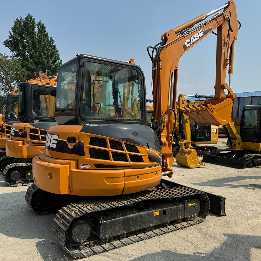Used mini CASE excavator CASE CX58C CX55B CX75 crawler 6 ton excavator Cheap and well maintained