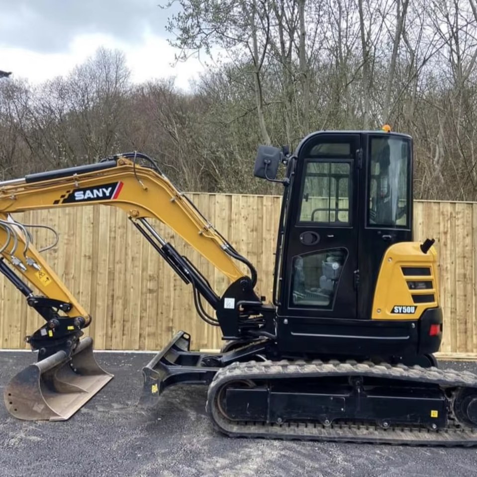 Construction machine sany sy50u used mini sany excavator sy50u beautiful condition and low working hours machine