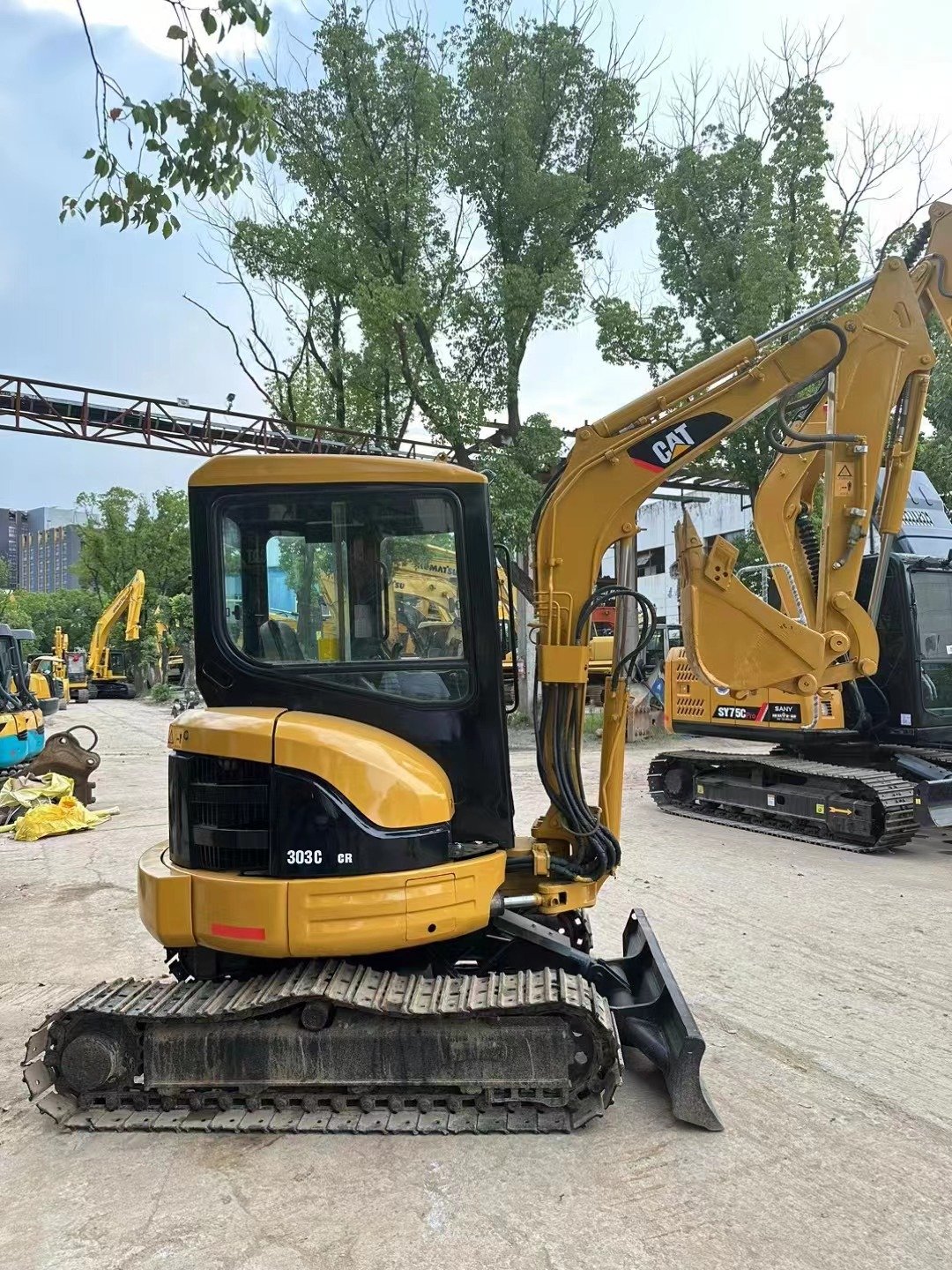 used CAT crawler excavator construction machinery CAT 303C CR305 306e2 307 secondhand used construction machinery for sale
