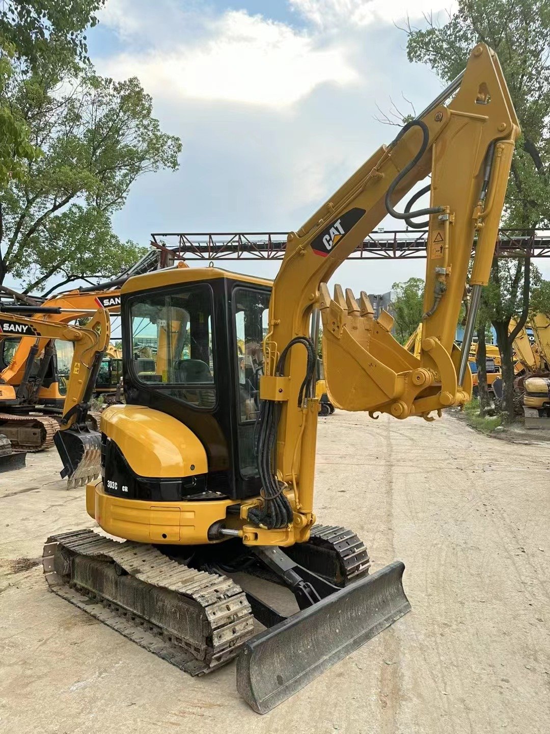 used CAT crawler excavator construction machinery CAT 303C CR305 306e2 307 secondhand used construction machinery for sale