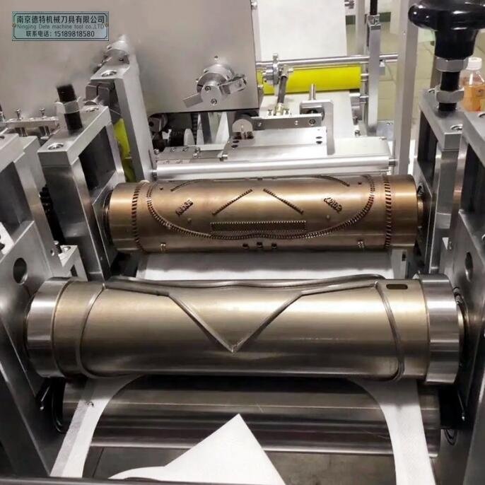 Dete Mask Machine Roller Custom Embossing Roller with 0.6mm Depth Logo Casting Mould