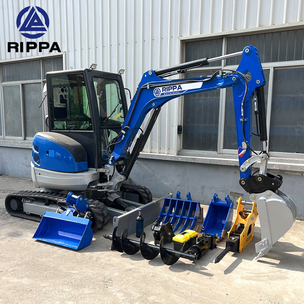 Wholesale 3.5 Ton Mini Excavator Farm Used Excavator Earth Moving Machinery Rippa Mini Excavator