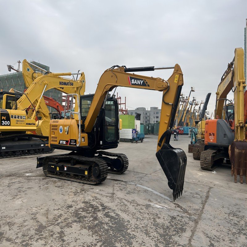 sany 75C sy75C pro used excavator sany excavator price 7.5on hydraulic crawler excavator machine in stock used digge