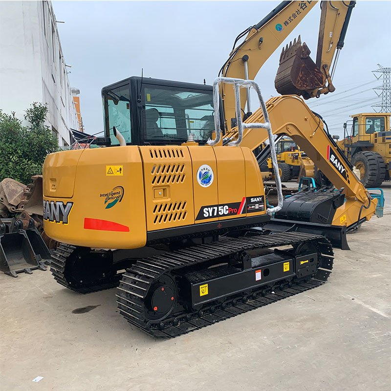 sany 75C sy75C pro used excavator sany excavator price 7.5on hydraulic crawler excavator machine in stock used digge