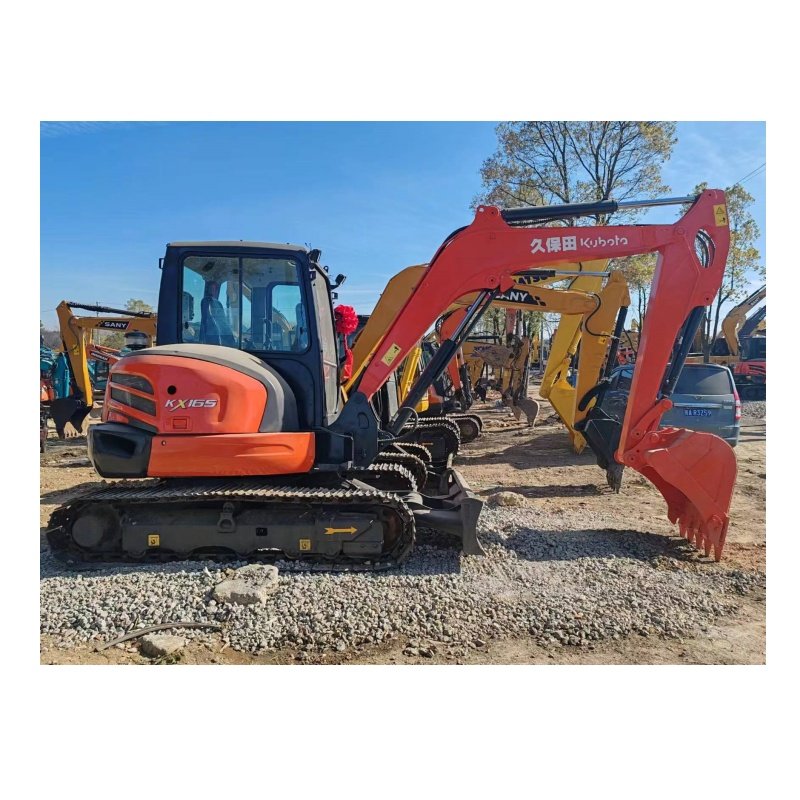 Second Hand Machine Used Kubota KX165 cheap price with good condition Hot sale High Quality 6ton used mini excavators For Sale