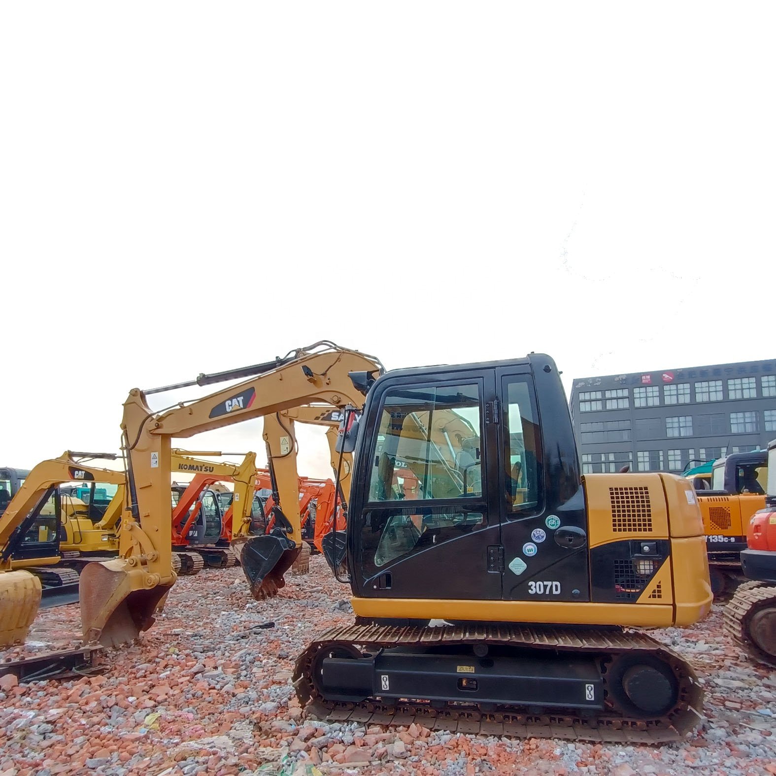 Used Caterpillar CAT 307D Crawler Excavator Original Japan Mini Digger Machine In Low Price Second Hand 7ton CAT 307D Excavator