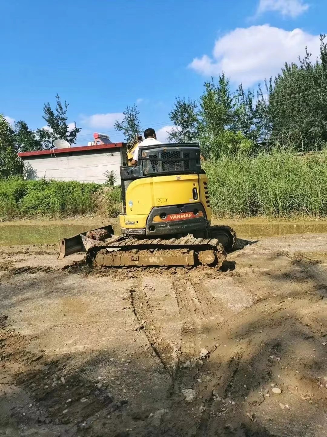 used machine mini excavator with yanmar motor 3.5ton small Vio35 yanmar 35 excavator