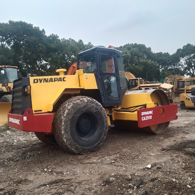 used Dynapac road rollers CA251D machine sale in low price in china Second-Hand Construction Equipment Dynapac Road Roller