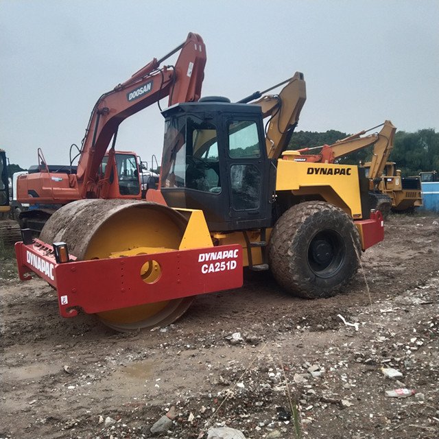 used Dynapac road rollers CA251D machine sale in low price in china Second-Hand Construction Equipment Dynapac Road Roller