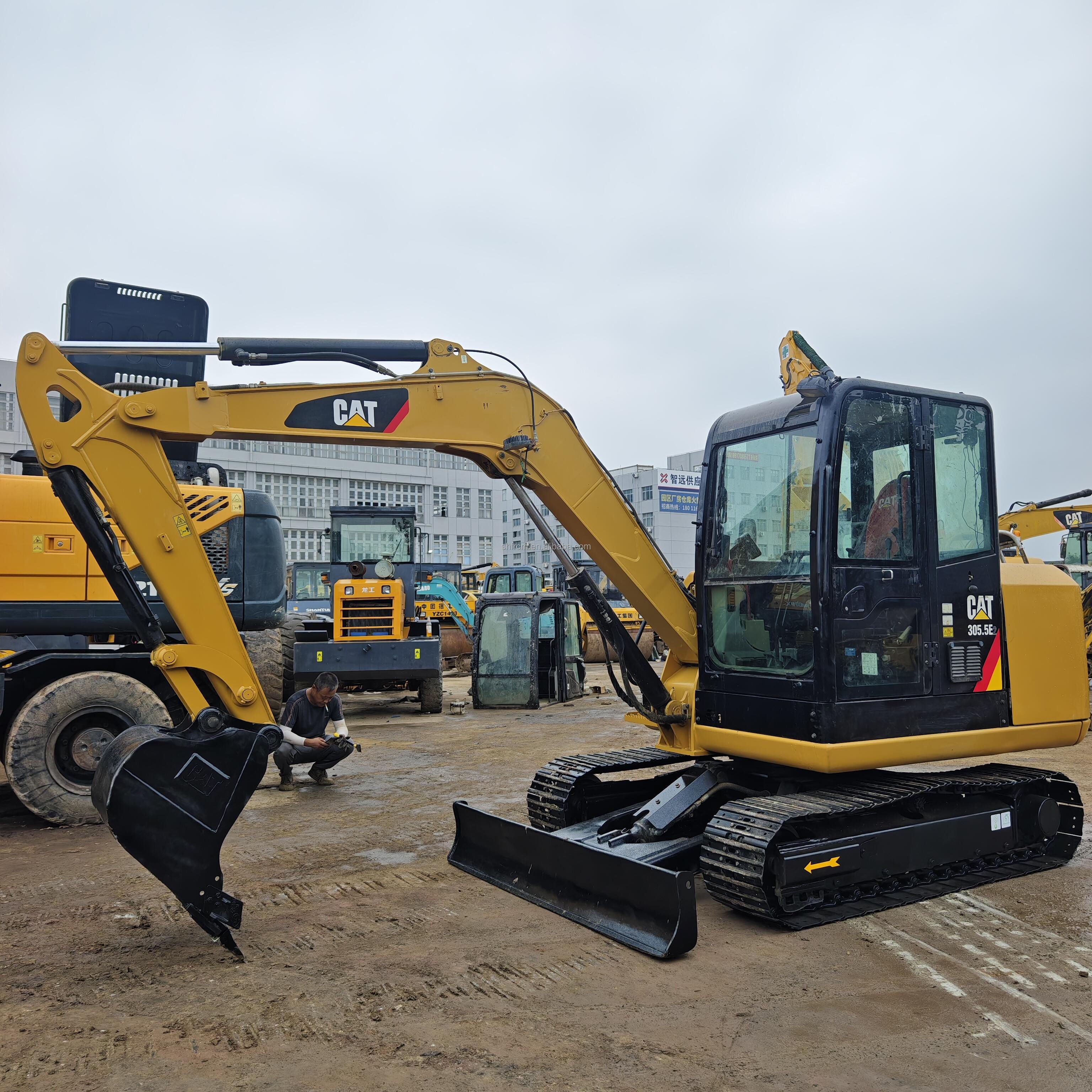 High Quality Used CAT 305.5E2 Excavator Caterpillar 320d Crawler construction machinery 315d 306e 307e for sell