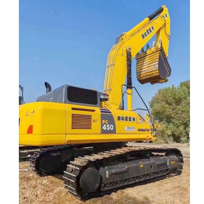 2022 machine for sale hydraulic crawler used excavator komatsu pc450 ton huge 45 tons 90% new DPF good condition Japan