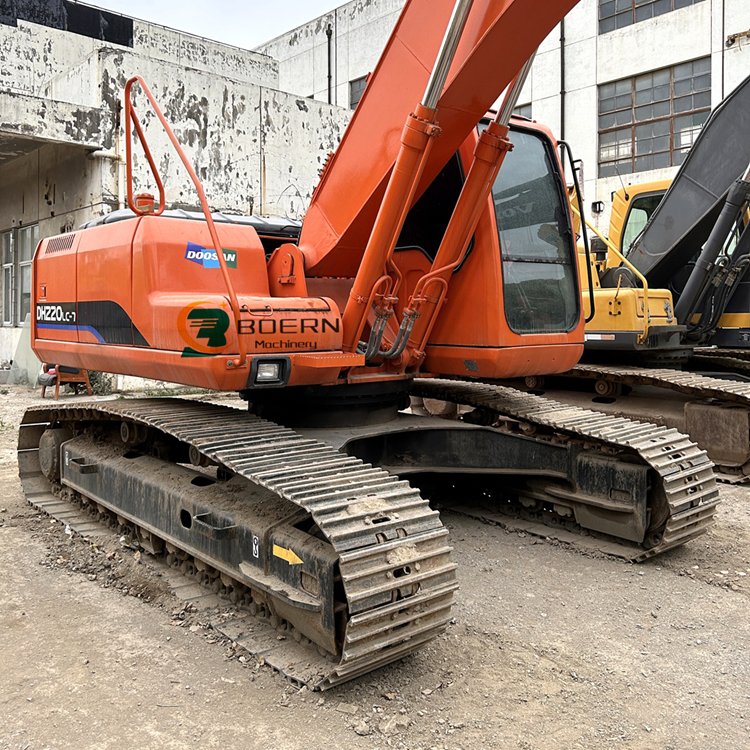Original 20 ton 22 ton used crawler excavator Doosan DH220LC-7 excavator Used Doosan DH215LC DH220LC excavator for sale