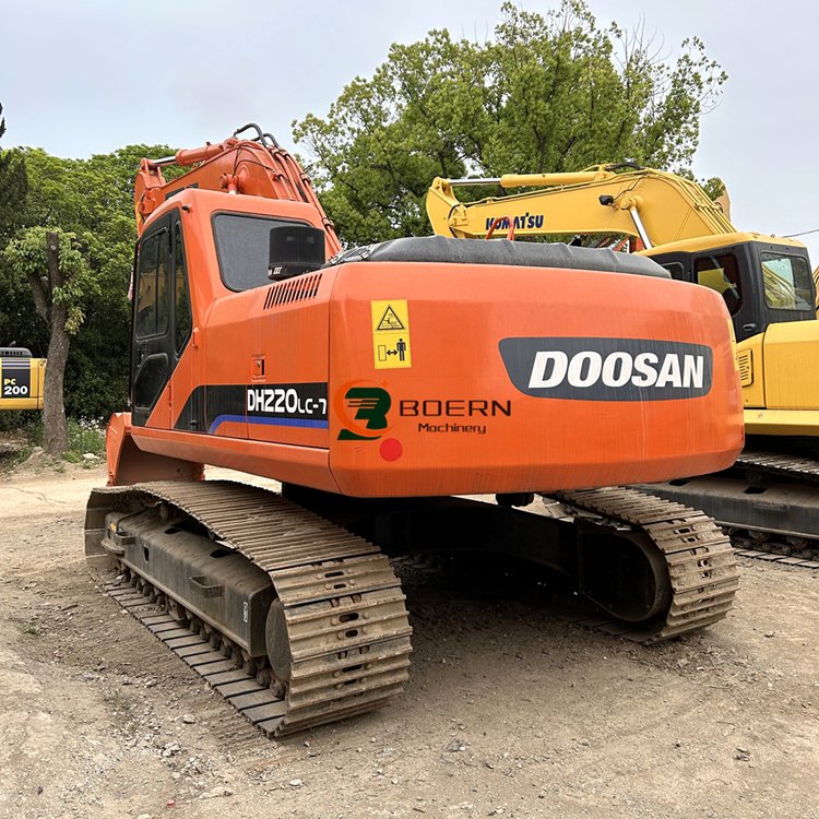 Original 20 ton 22 ton used crawler excavator Doosan DH220LC-7 excavator Used Doosan DH215LC DH220LC excavator for sale