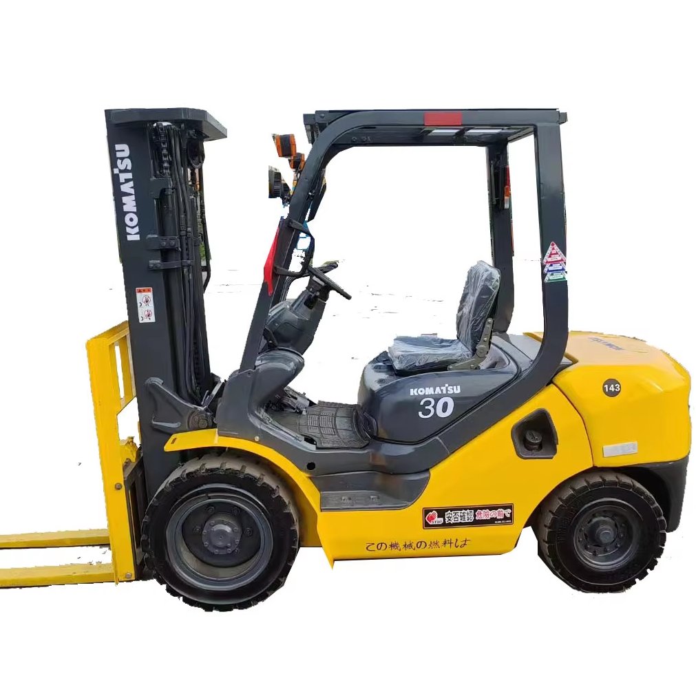Used Komatsu tertiary FD30 forklift high Quality in Stock Mini forklift Diesel 99% New shipping fast Used Forklift for sale