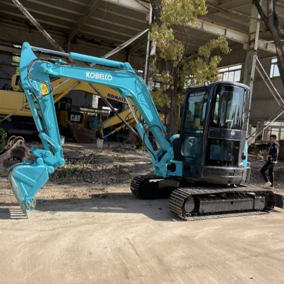 Kobelco Sk55 Mini Excavator Second-Hand Diesel Engine Used Car Engines Original Pump Core Low Price Construction Machinery Sale