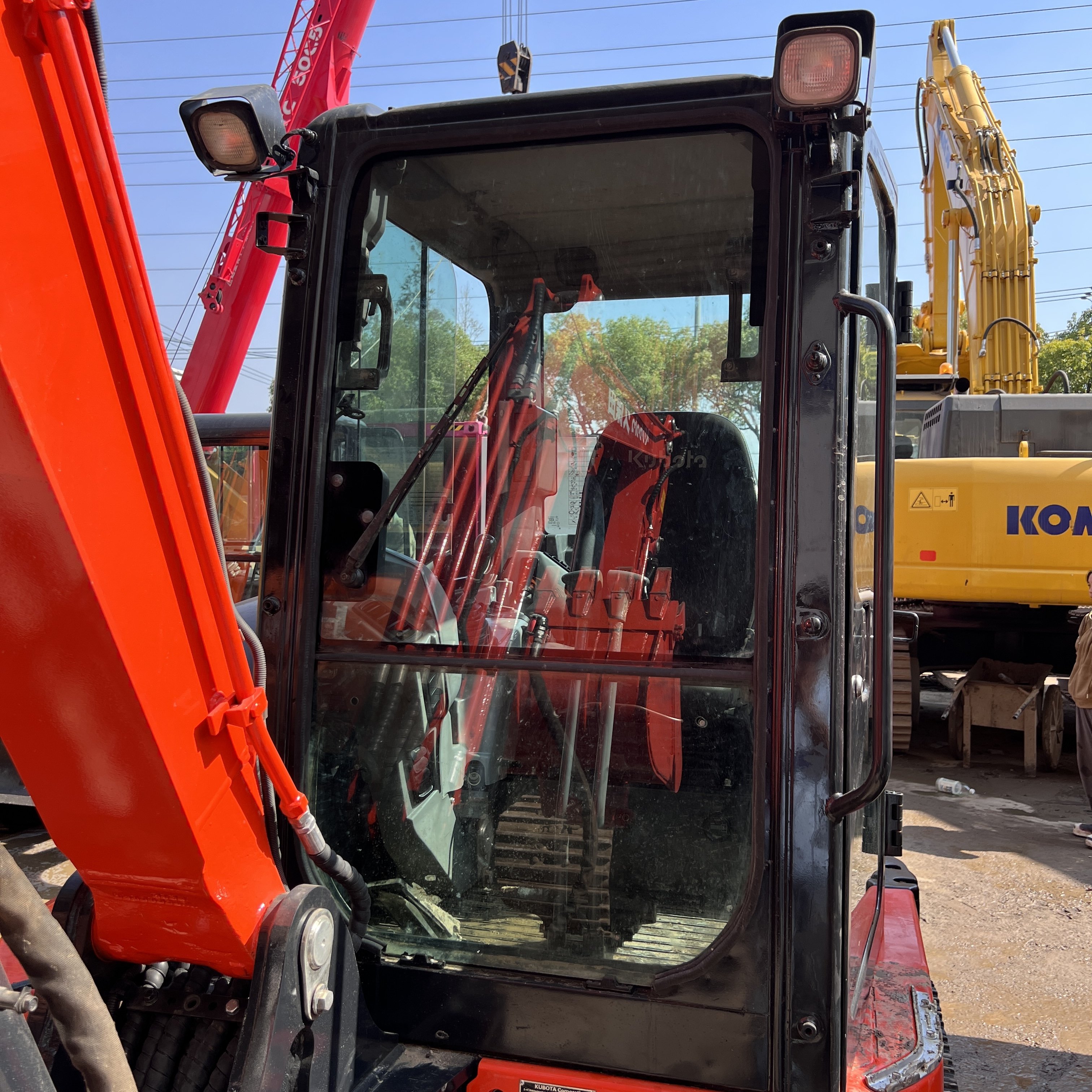 Second-hand used Kubota KX165 KX163 KX161 KX155 KX185 mini excavator Hydraulic crawler used 6tons 5 tons 8tons Kubota excavadora