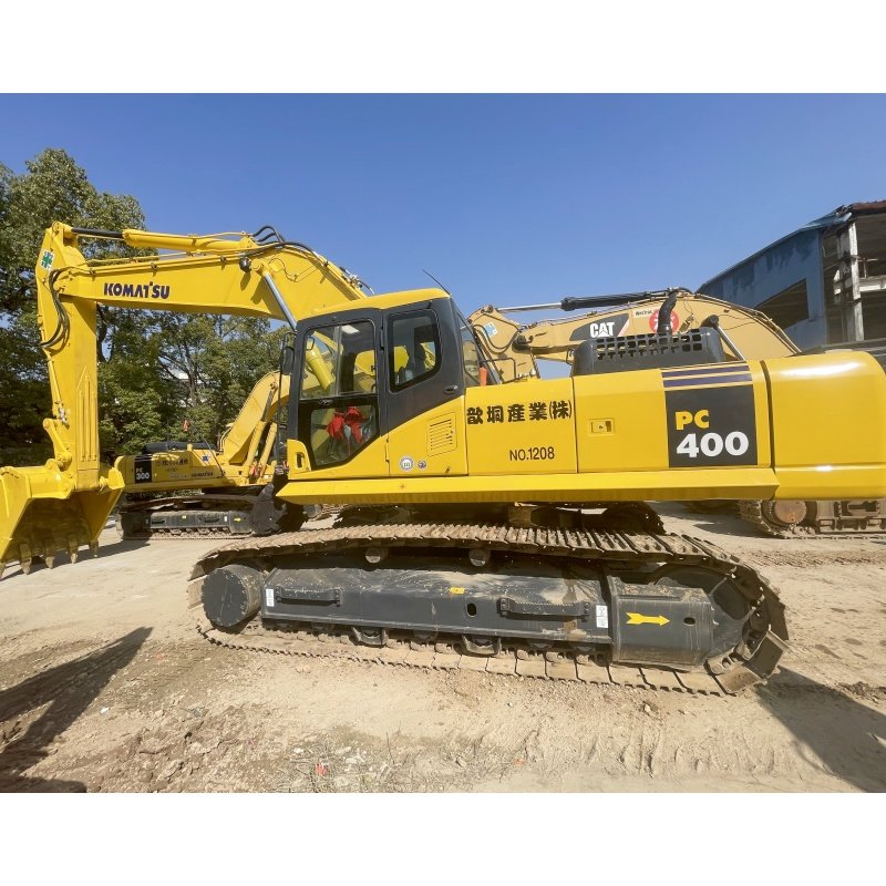 2022 machine hydraulic crawler huge for sale used excavator komatsu pc400 40 ton 40ton 90% new DPF good condition Japan