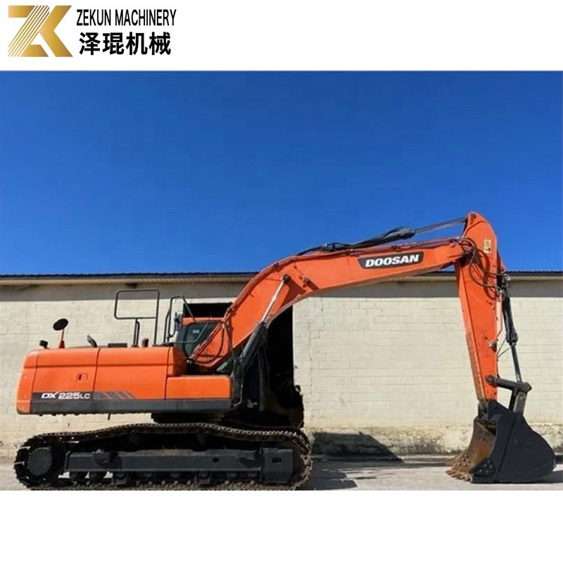 Korean Brand 22 Ton Second Hand Doosan 225 Excavator DX225LC