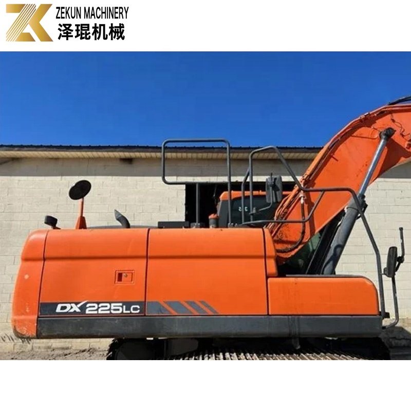 Korean Brand 22 Ton Second Hand Doosan 225 Excavator DX225LC