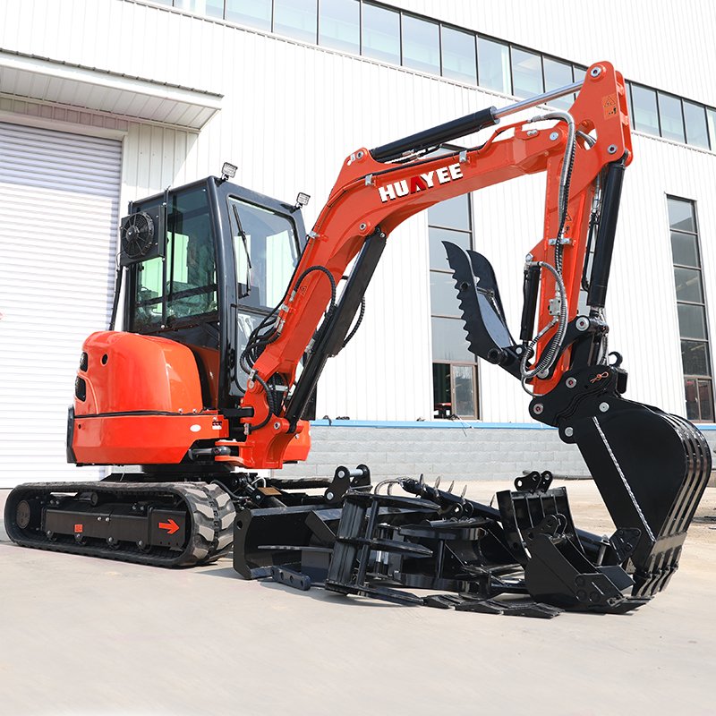  Mini Excavator 3.5 Ton EPA Farm Used New Crawler Digger Kubota Engine Small Excavators 1 Ton 2 Ton Machine Prices