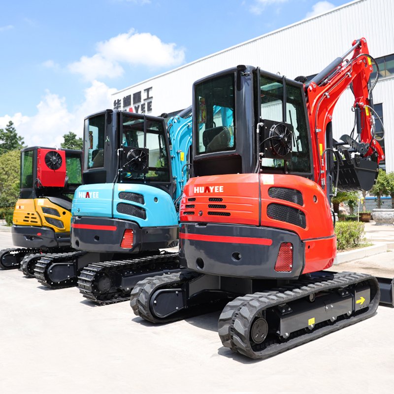  Mini Excavator 3.5 Ton EPA Farm Used New Crawler Digger Kubota Engine Small Excavators 1 Ton 2 Ton Machine Prices