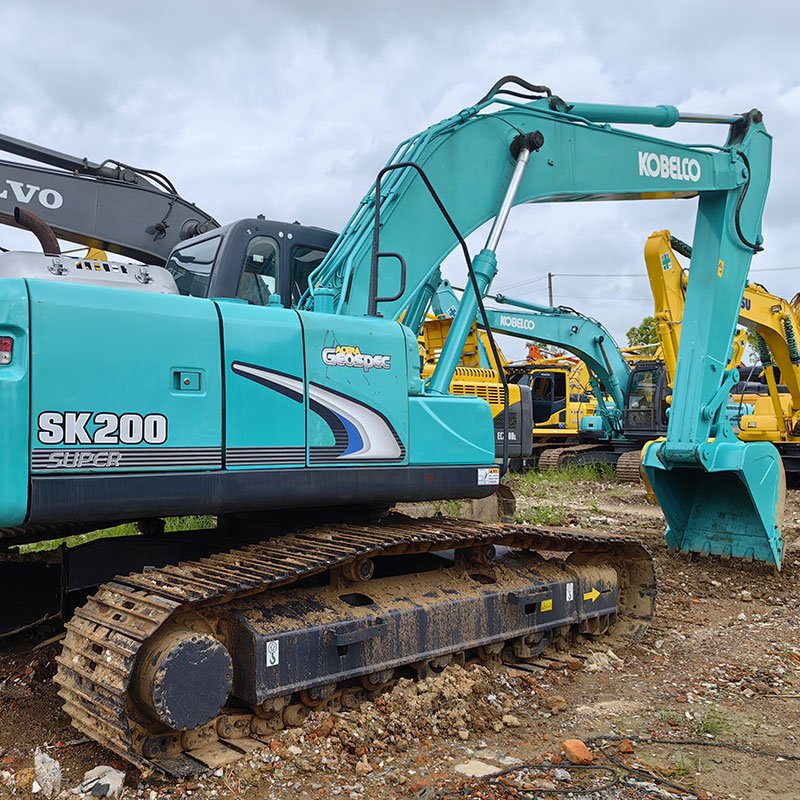 Japan Used Kobelco 200 excavators Kobelco200 used crawler large excavator 20ton Kobelco SK200 nearly new used excavator for sale