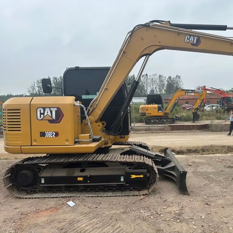 Japan Caterpillar 308E Cat 308E2 Used Caterpillar 8 Tons 306 307 308 Cat Excavator CAT308E2 Excavator for Farm with EPA