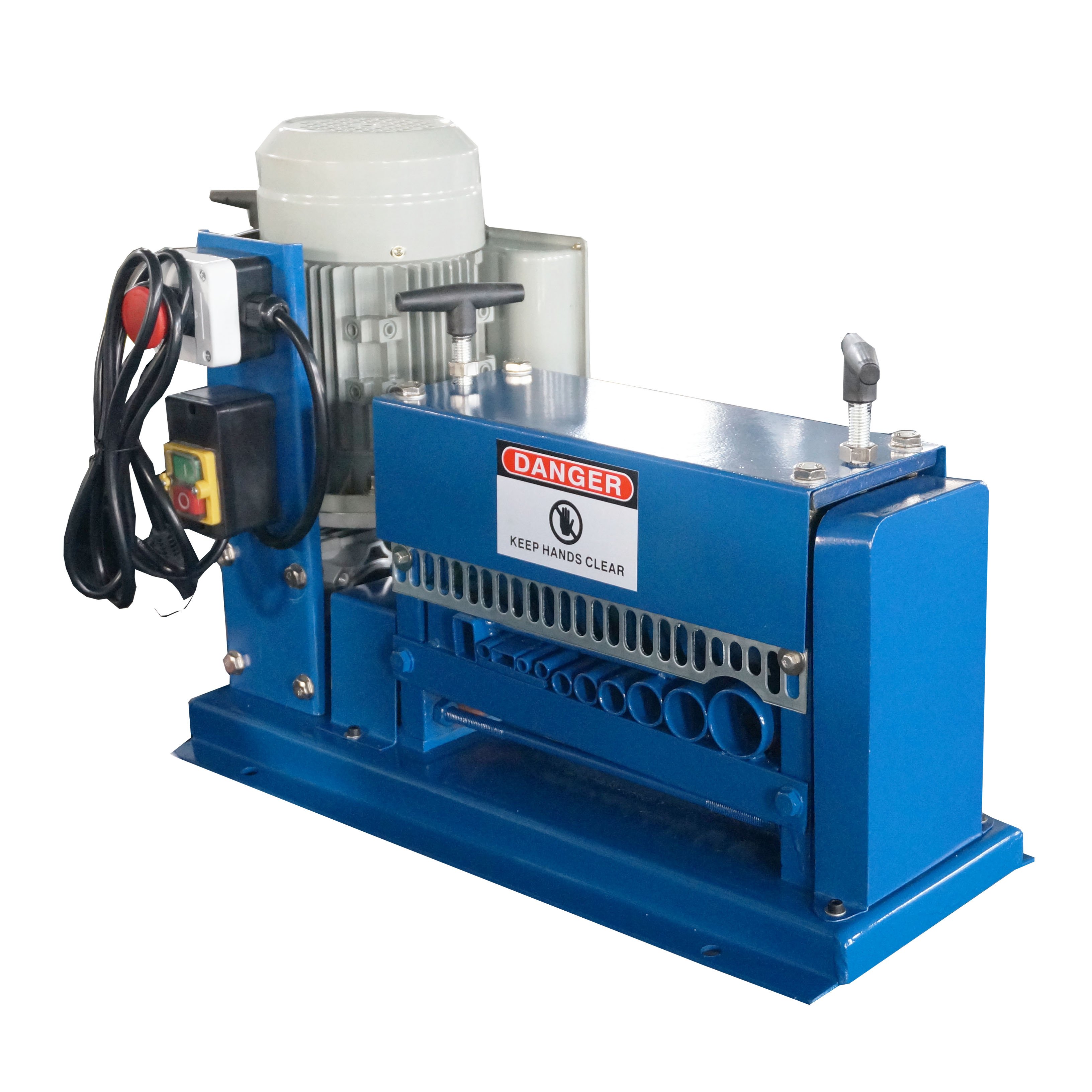 compact size metal recycling machine E-038M hand Cable stripping machine cable stripper wire cutting machine