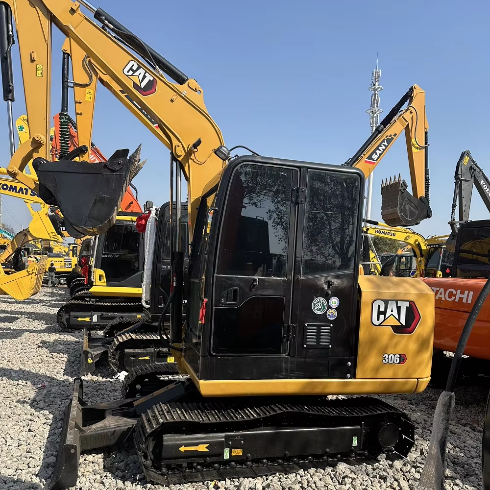 Japan second-hand Cat 306e Used crawler excavators 6 ton Cat 306 Machine Equipment for Construction with EPA
