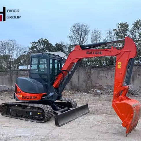 Used Japanese brand Hitachi mini excavator 5ton electric machine ZX50U ZX35U ZX60 ZX70