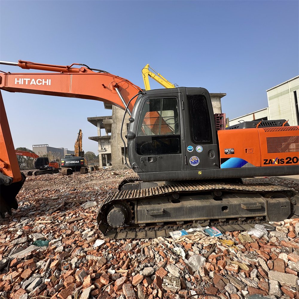 Used Hitachi ZX200-3 hydraulic crawler excavator 20ton EX200 ZX210 ZX240 Hitachi digger excavator machine