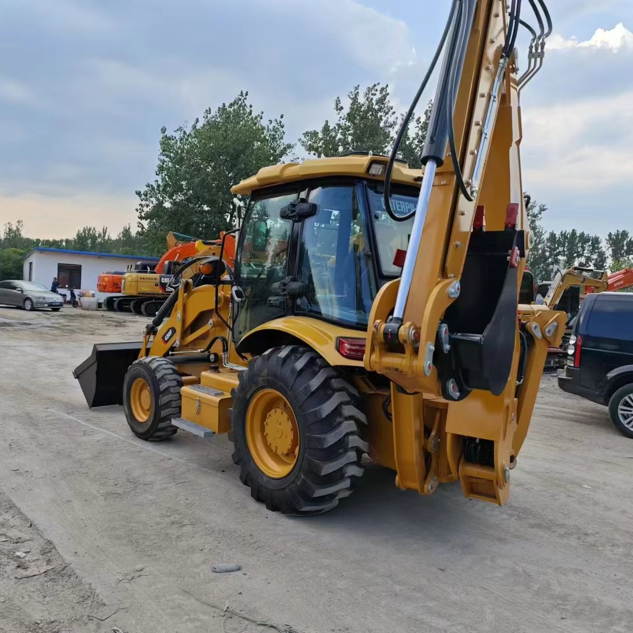 Original Low price used machinery CAT 420F backhoe loader used Cat machinery in good condition for sale