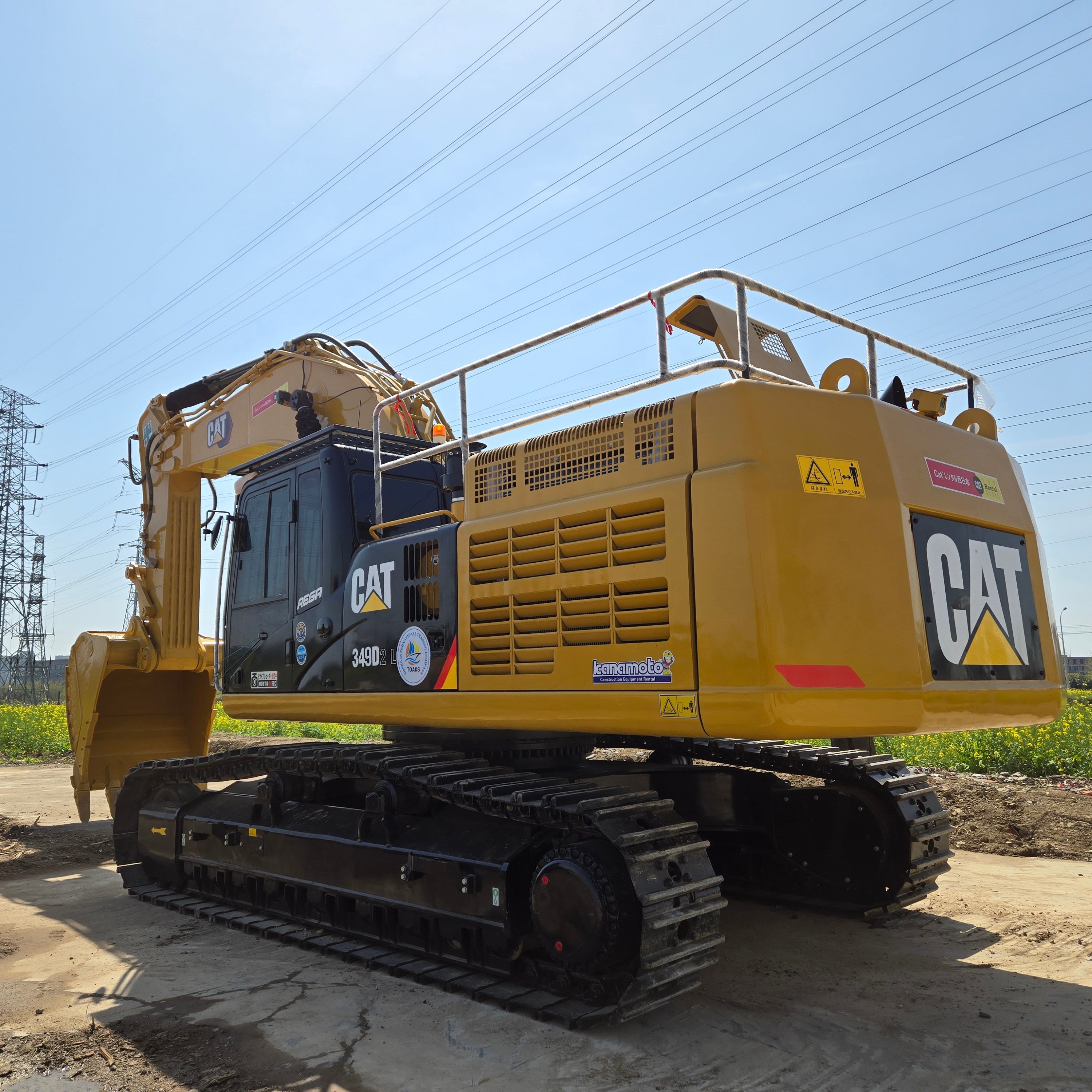 CAT 349D2L Versatile Excavator with Huge Discount Bucket Capacity 3.2 