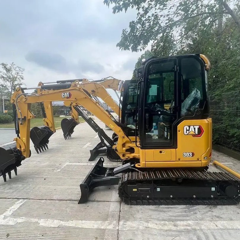 Mini Digger CAT 303 Hydraulic Earthmoving Machinery Used Cat Excavator Original CAT303 on Sale China 2019 Provided Japan 50kw JP