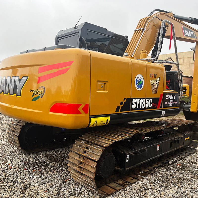 Used Sany SY135 Crawler Excavator Earth Digger Machine China Second Hand with Core Motor Component Excavator for Sale