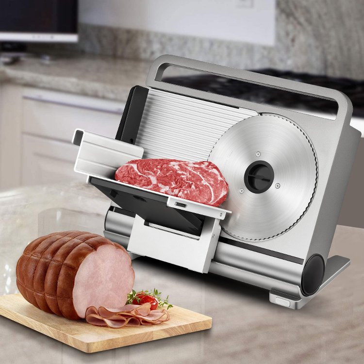 Household stainless steel frozen meat slicer machine Mini Automatic food slicer Electric meat cutter machine