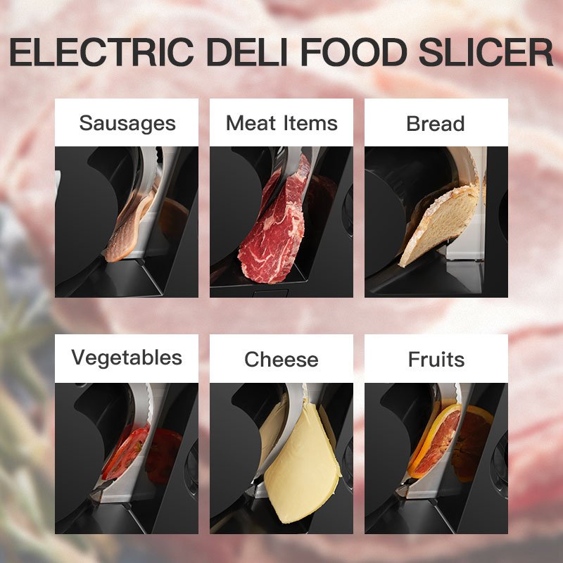 Household stainless steel frozen meat slicer machine Mini Automatic food slicer Electric meat cutter machine