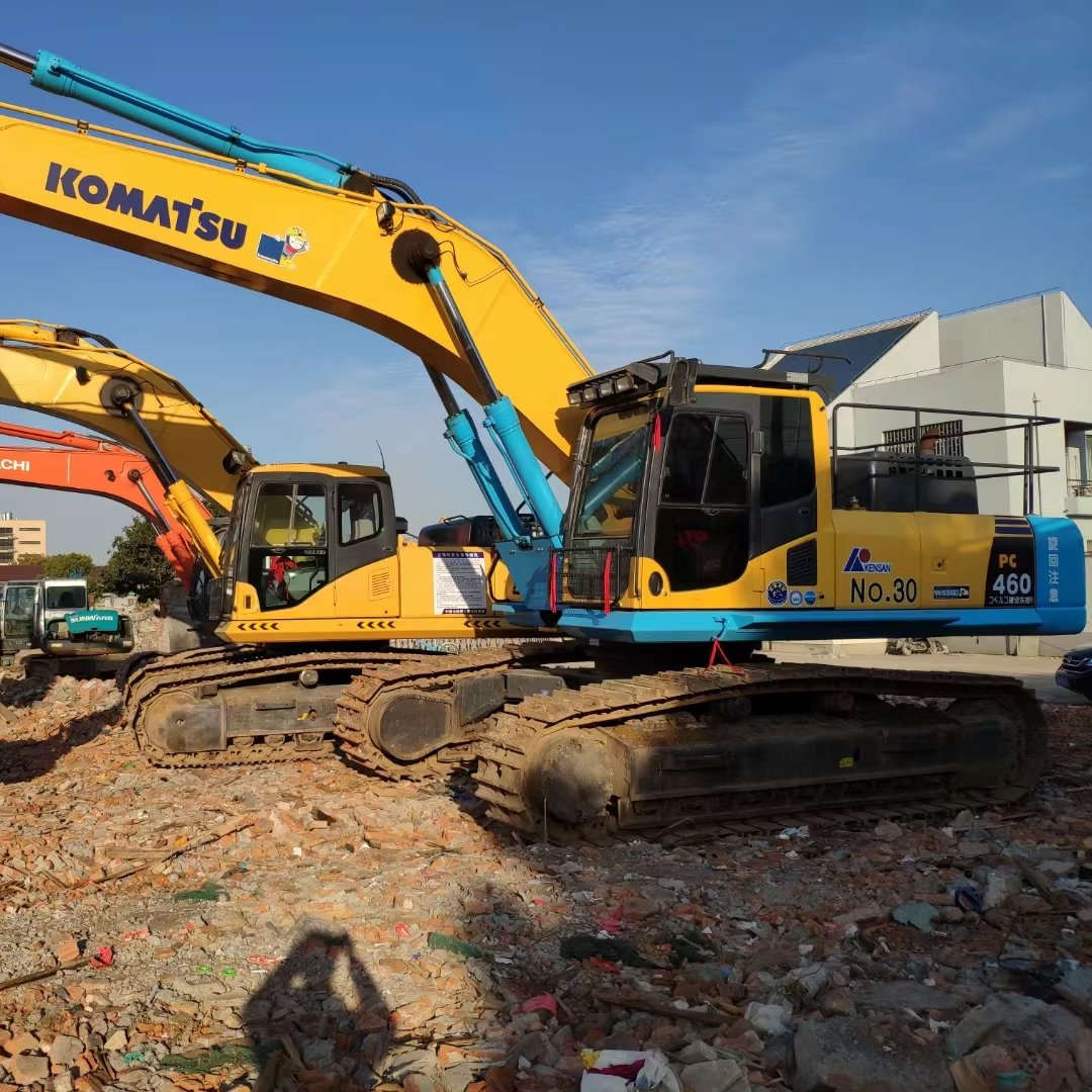 USED JAPAN ORIGINAL PC460lc-8 KOMATSU EXCAVATOR HYDRAULIC EXCAVATOR 46TON BIG EXCAVATOR PC460 PC460-8
