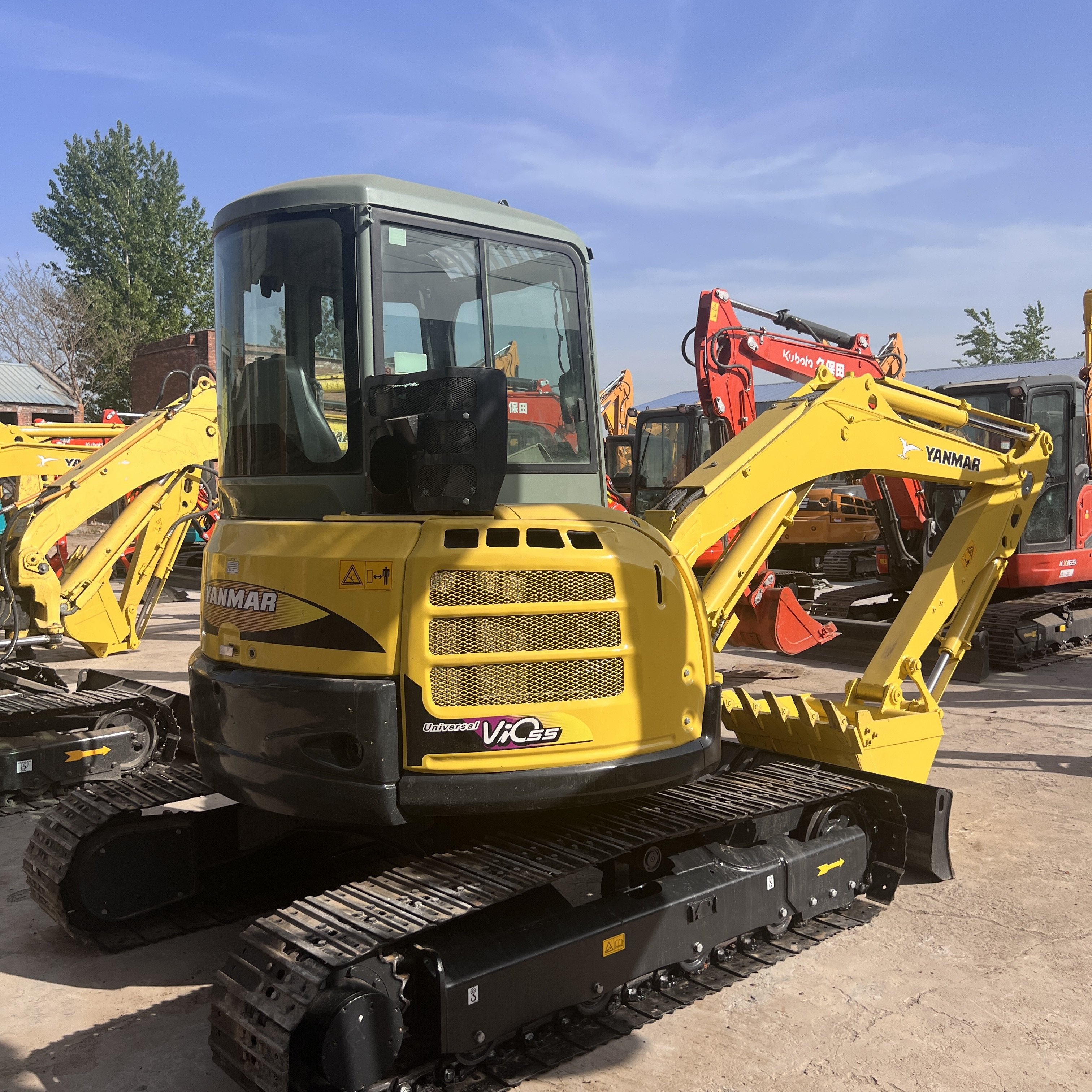 used yanmar mini excavator Vio55 Yanmar used Excavator 5Ton used mini excavator mulcher Yanmar for sale by owner