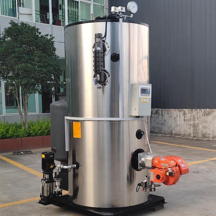 Vertical 500Kg Superheated Natural Gas Boilers Oil Gas Fired Steam Generator Boiler Used For Chocolate Candy Making Machine