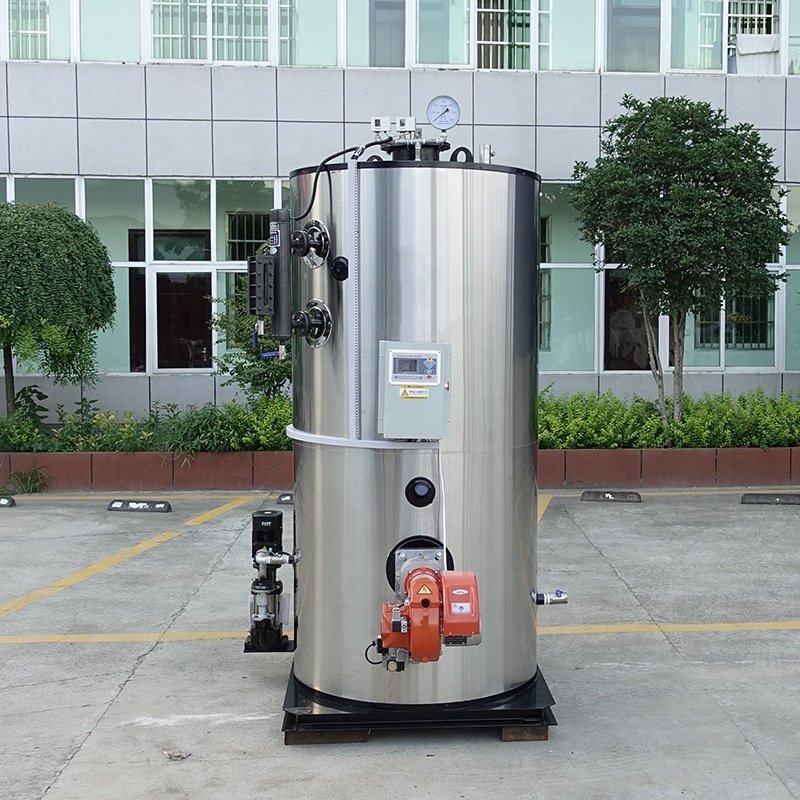 Vertical 500Kg Superheated Natural Gas Boilers Oil Gas Fired Steam Generator Boiler Used For Chocolate Candy Making Machine