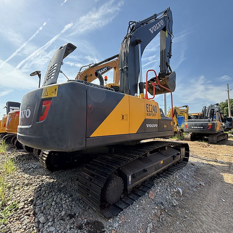 Heavy Equipment Earth Moving Machinery Used Excavator Volvo EC240/24 Ton Bag Loader Cheap Hydraulic Pump EPA Engine
