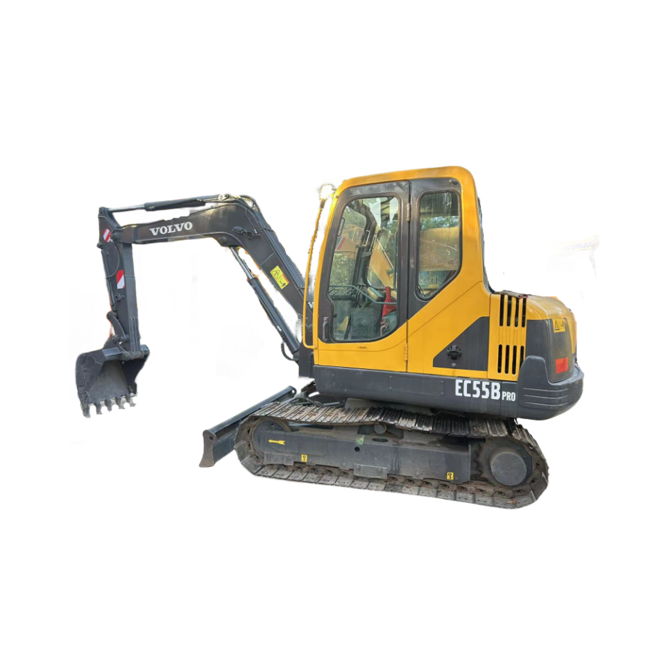 Used mini excavator Machine Volvo EC55B 5ton Second-hand Volvo EC60D EC80D Crawler Excavator