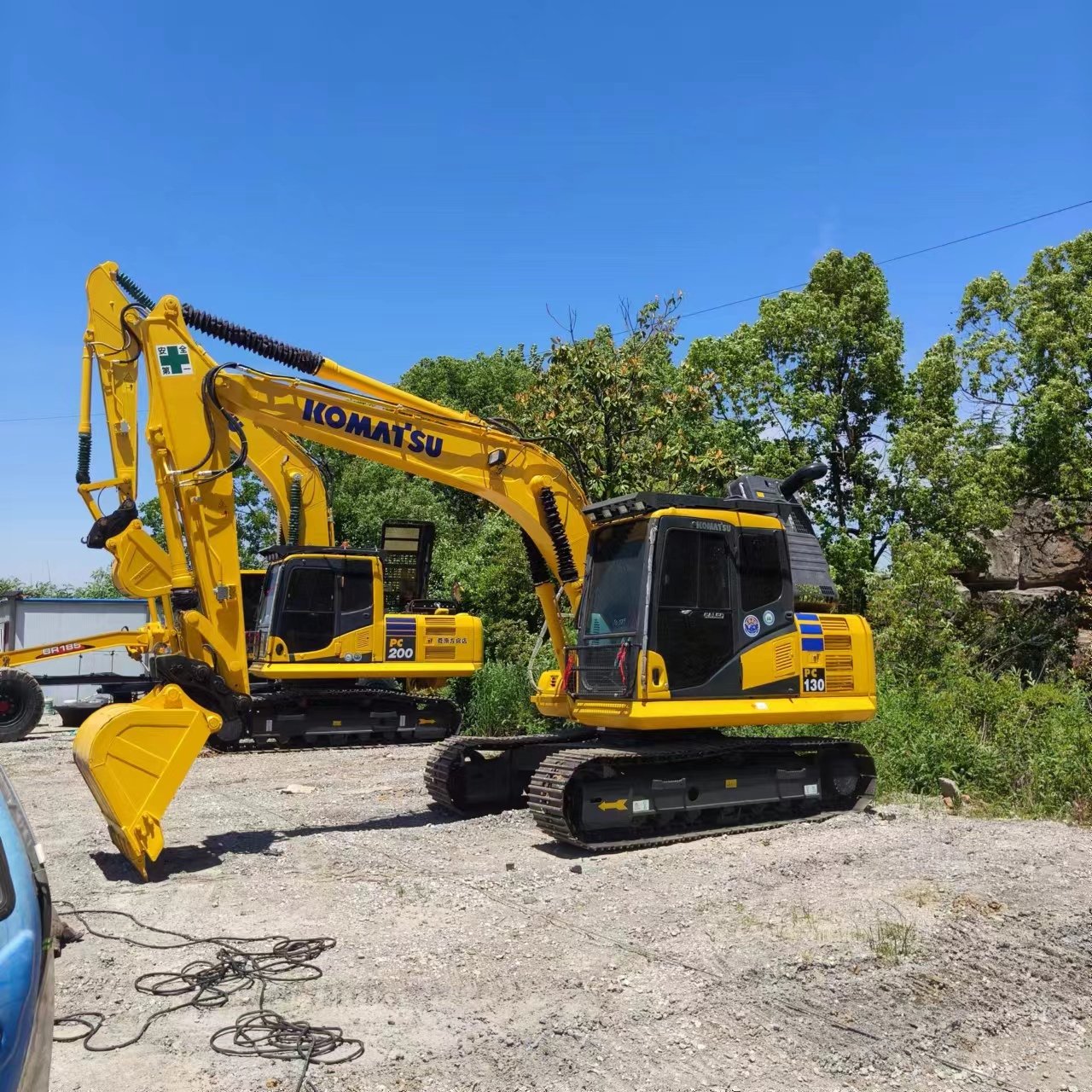 Used Japan Original KOMATSU PC130 Crawler Excavator 13Tons for Construction Machinery for sale