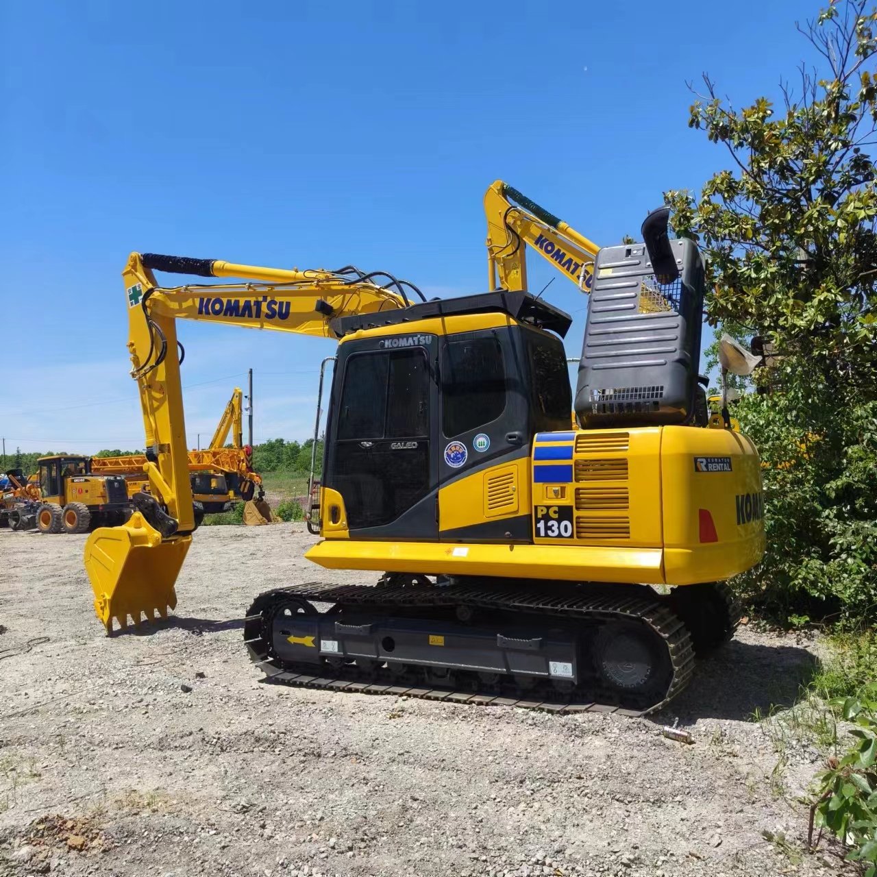 Used Japan Original KOMATSU PC130 Crawler Excavator 13Tons for Construction Machinery for sale