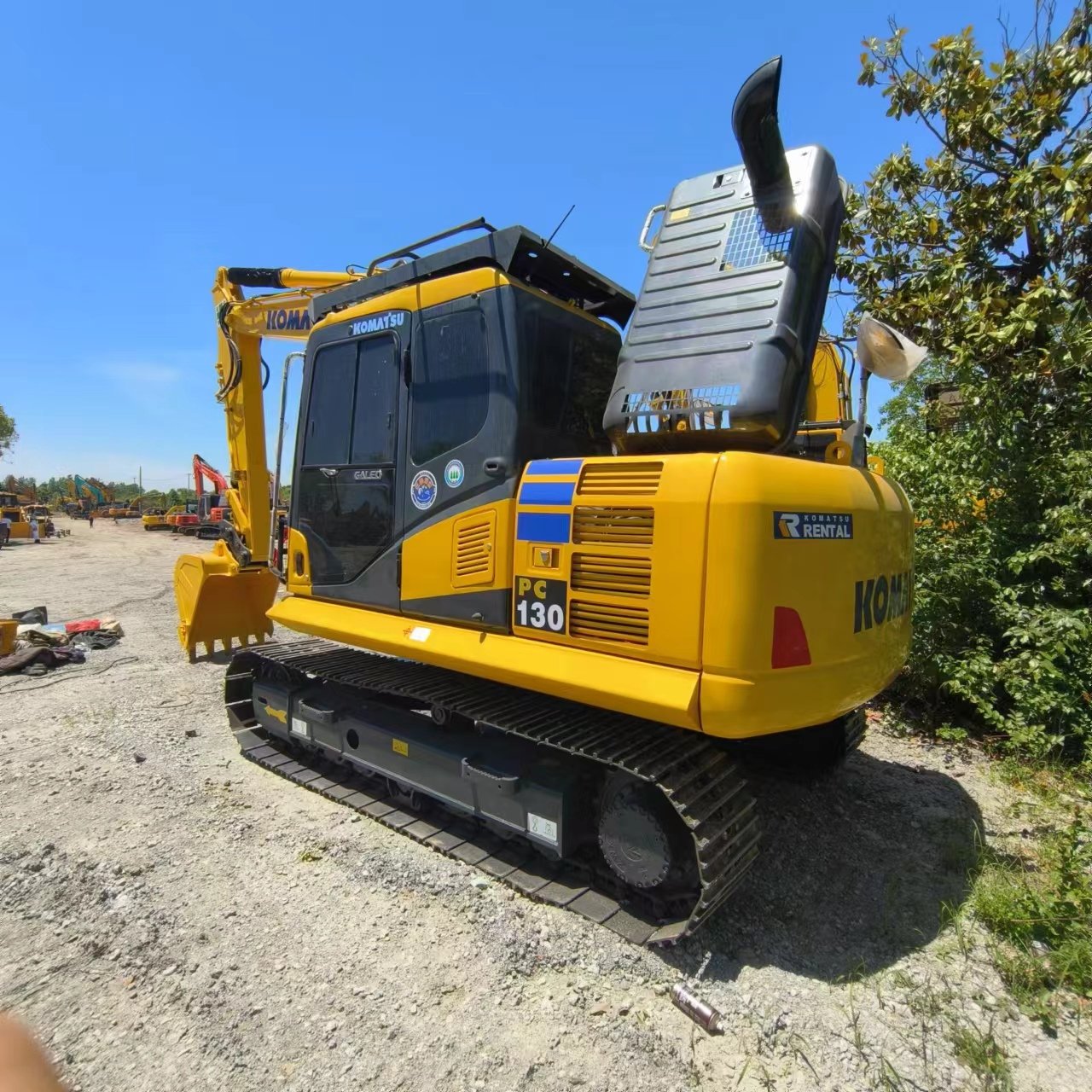 Used Japan Original KOMATSU PC130 Crawler Excavator 13Tons for Construction Machinery for sale