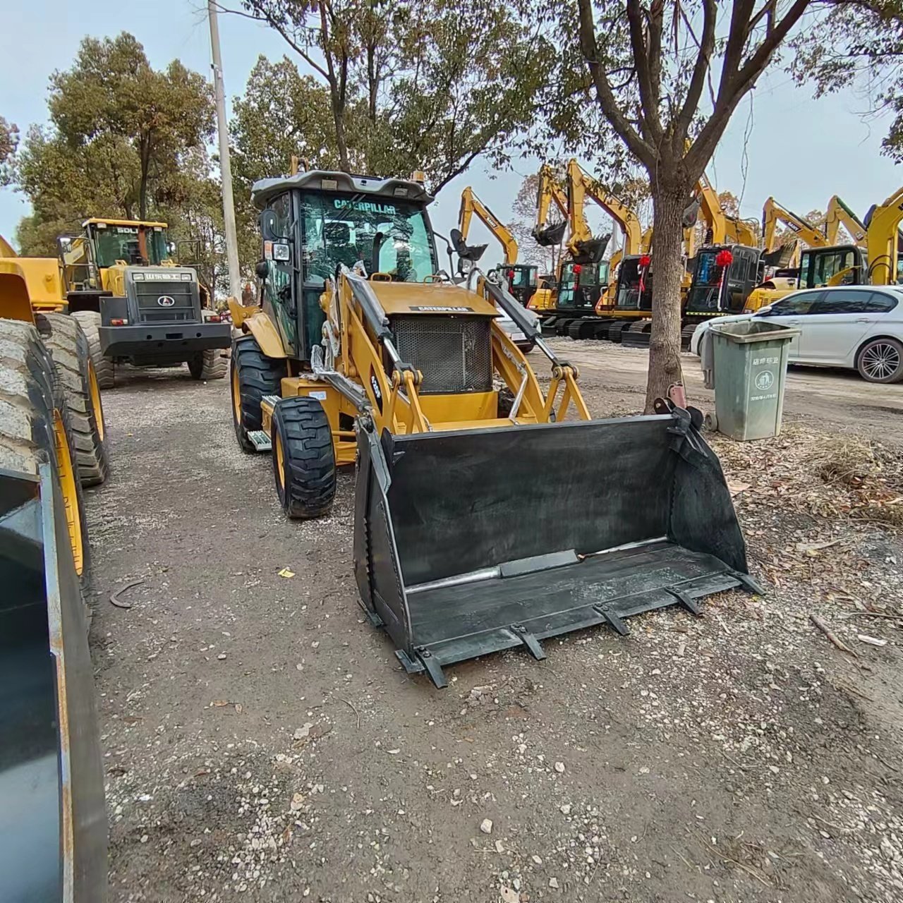 hot selling Cat420F used caterpillar backhoe loader original construction machinery Cat420f used loaders